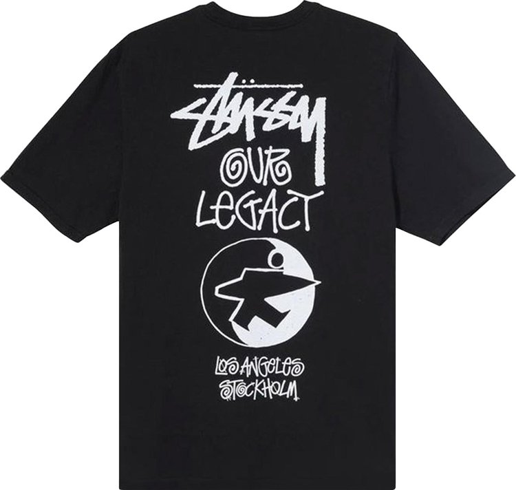 Stussy x Our Legacy Surfman Tee Black