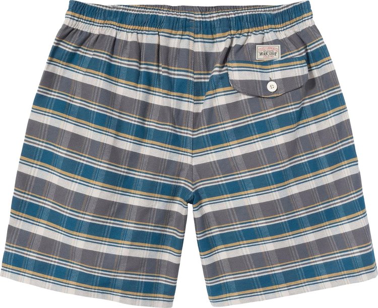 Stussy x Our Legacy Laguna Shorts Overdyed Flannel