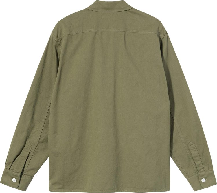 Stussy x Our Legacy Country Shirt Green Light Twill