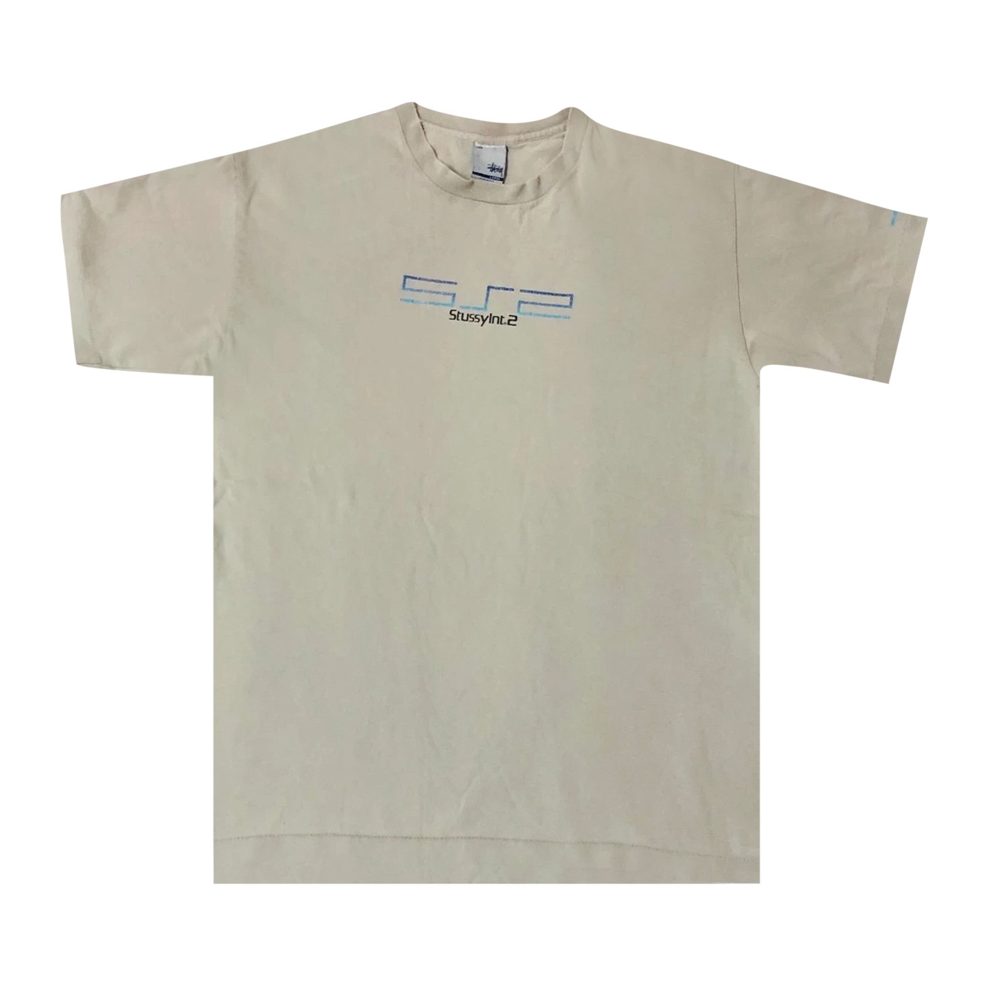 Buy Stussy x Playstation PS2 Tee 'Grey' - 0535 100000103XPP2 GREY | GOAT