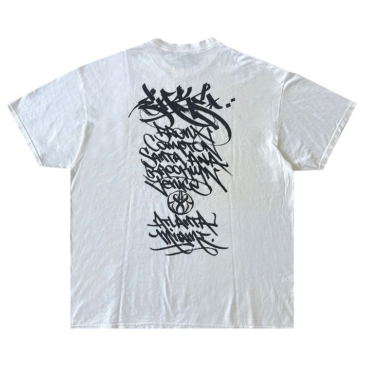 Stussy x Ease World Tour Tee White