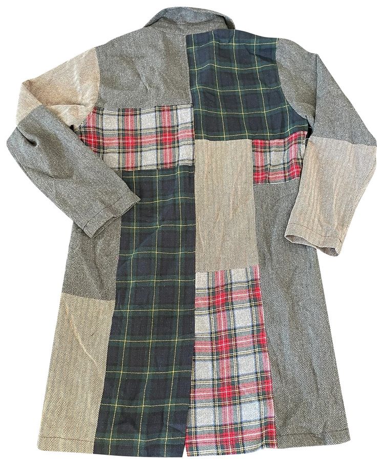 Stussy Patchwork Overcoat Multicolor