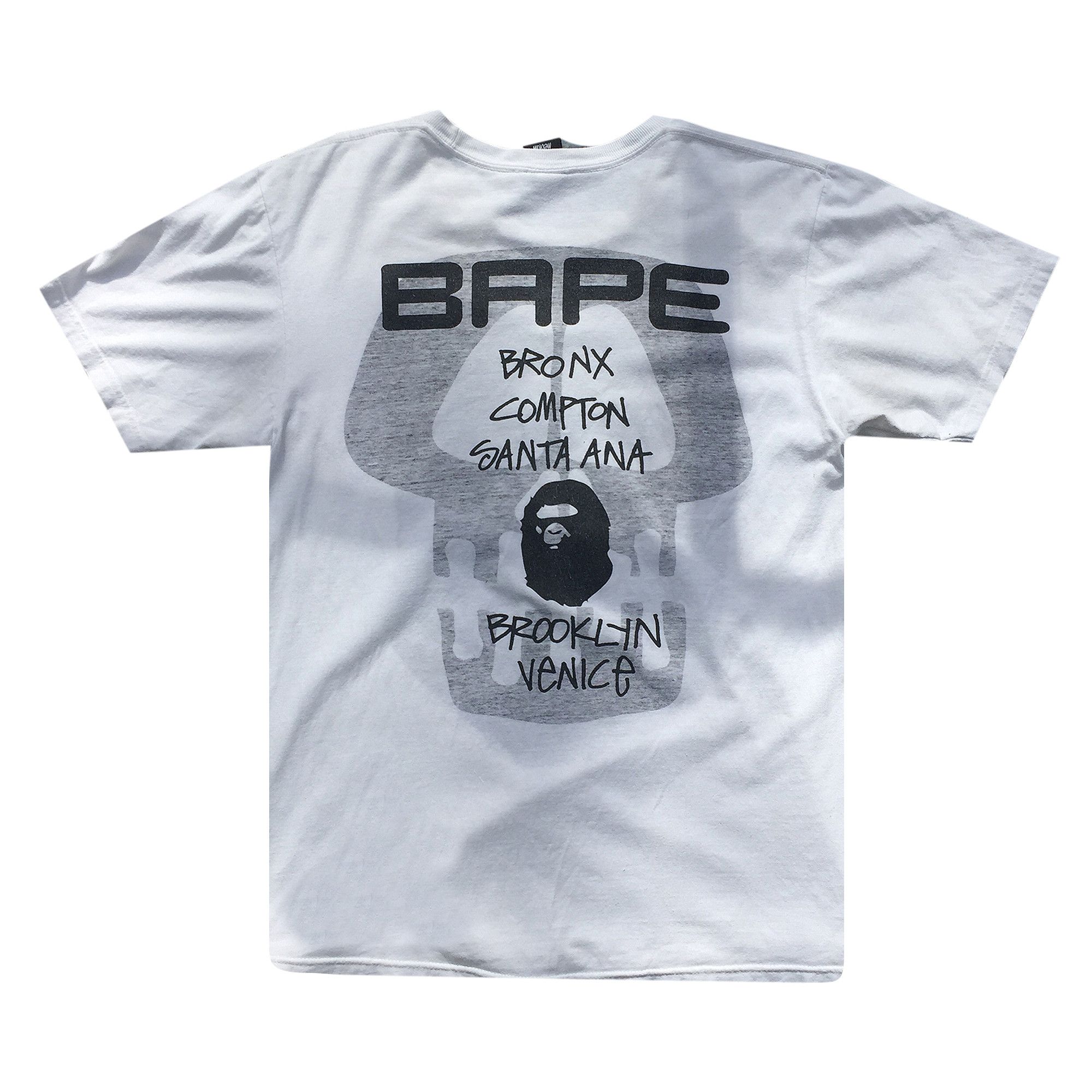 Buy Stussy x BAPE World Tour Tee White 0535 1FW130103BWTT WHIT GOAT