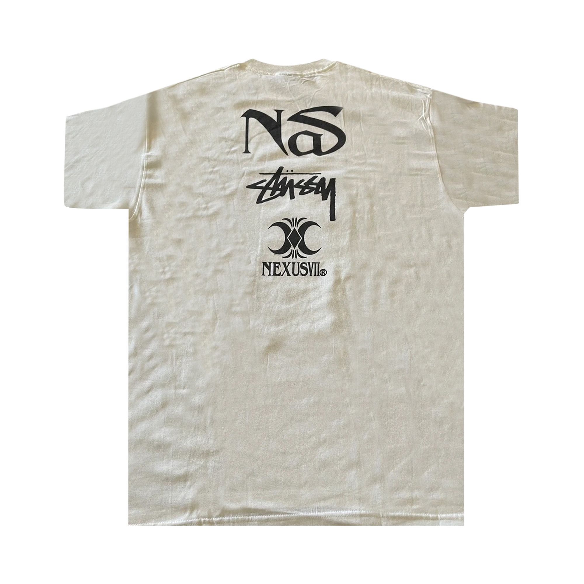 Buy Stussy x NAS x NexusVII Tee 'White' - 0535 100000103NNVT