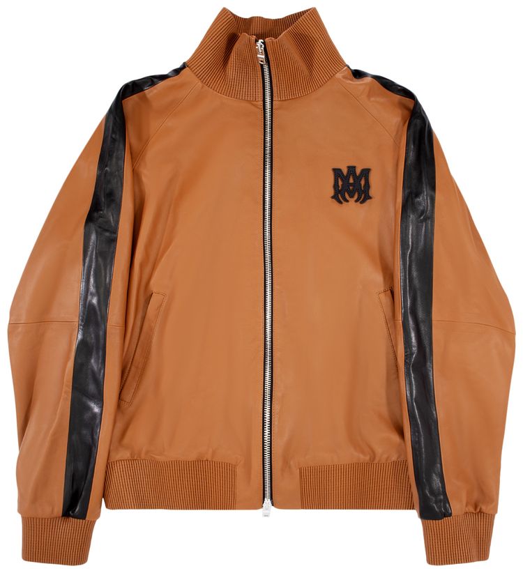 Amiri MA Zip Track Jacket Brown