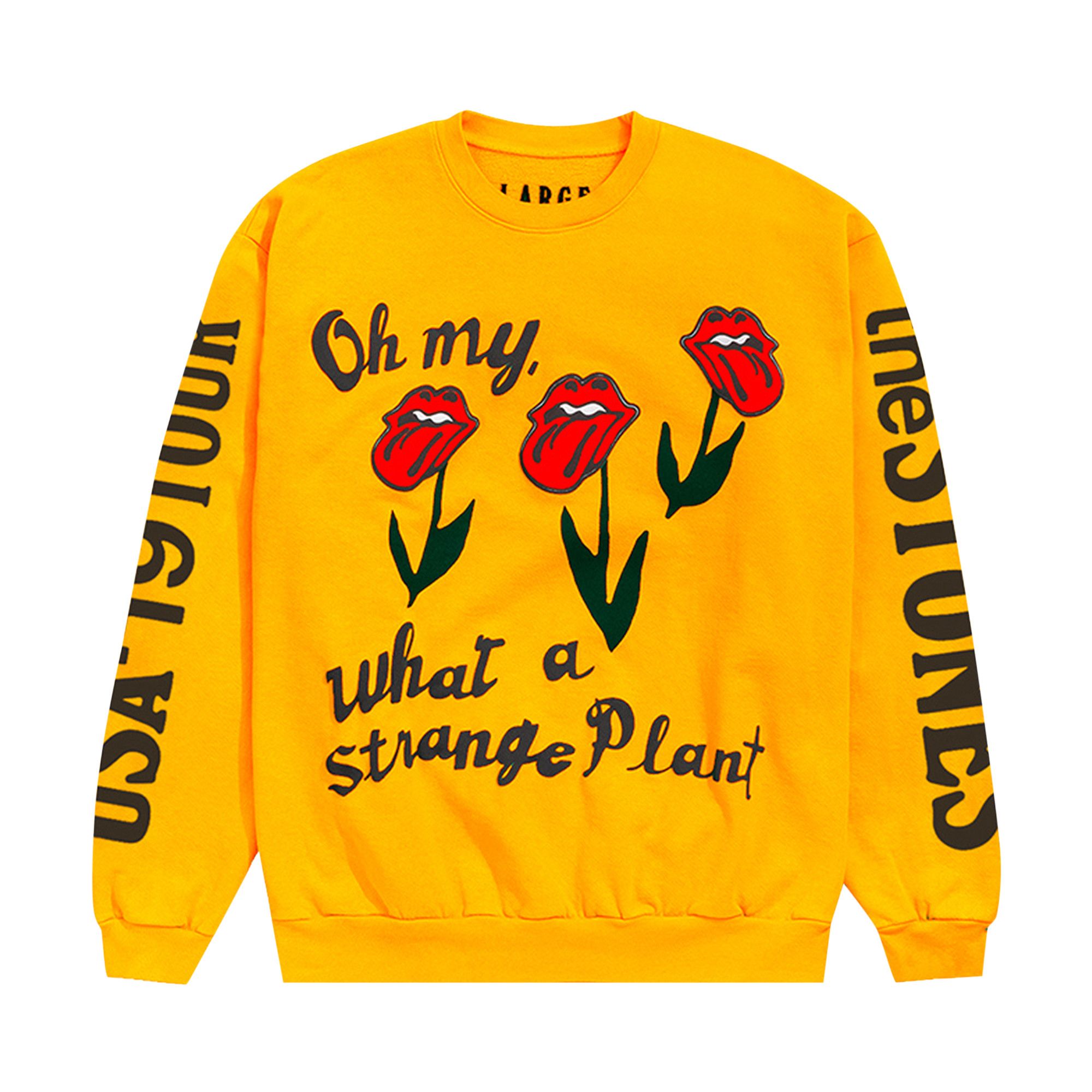 Buy Cactus Plant Flea Market Rolling Stones No Filter Tour Sweatshirt Gold 2274 1FW190106RSNF GOLD GOAT UK
