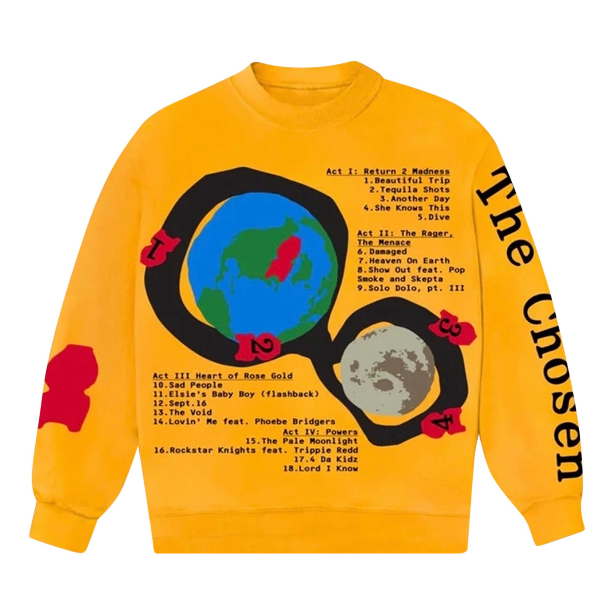 Size xl Cactus Plant Flea Market x Kid Cudi For MOTM III Beautiful Trip  Crewneck 'Yellow'