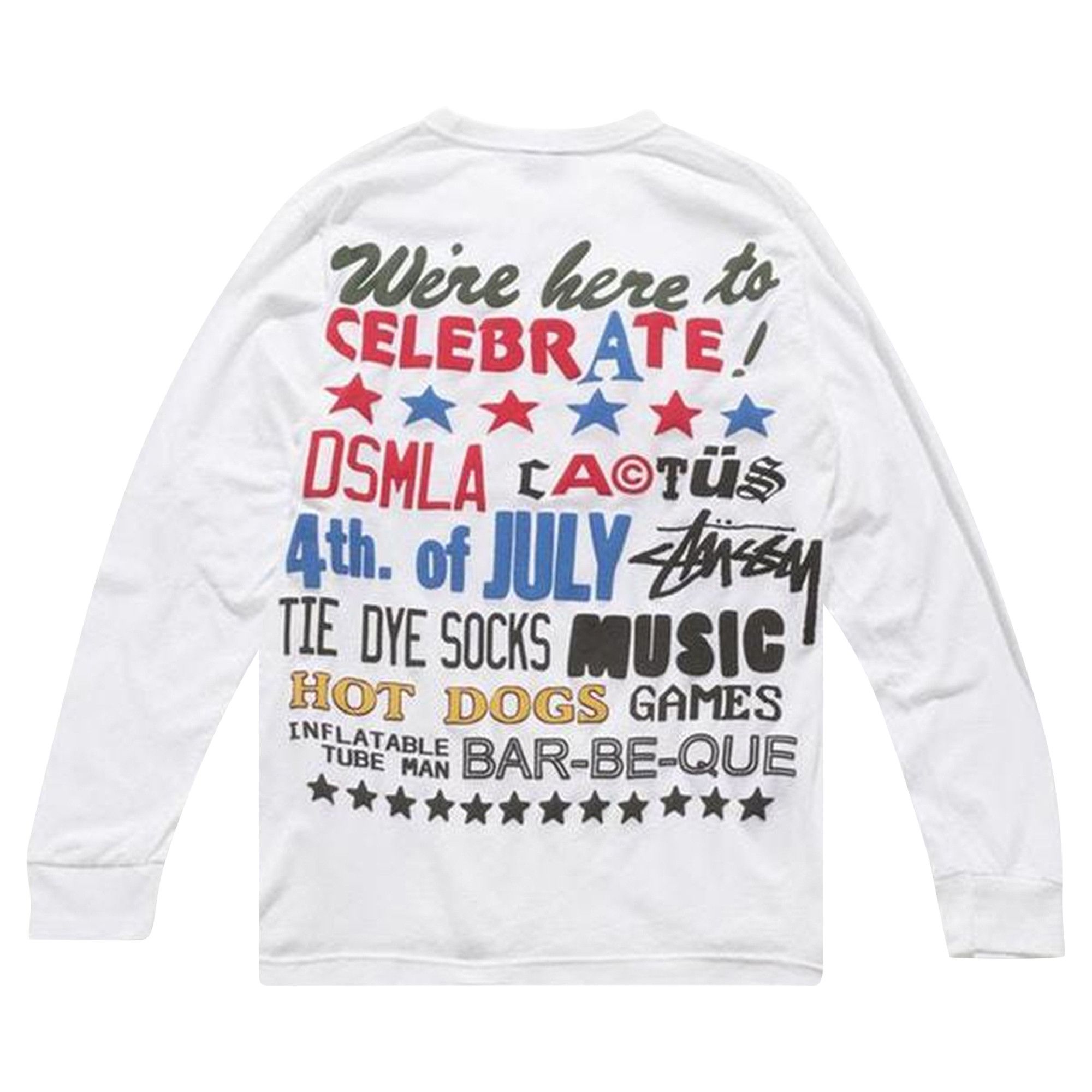Size xl Stussy x Cactus Plant Flea Market Proud To Be Long-Sleeve Tee  'White'