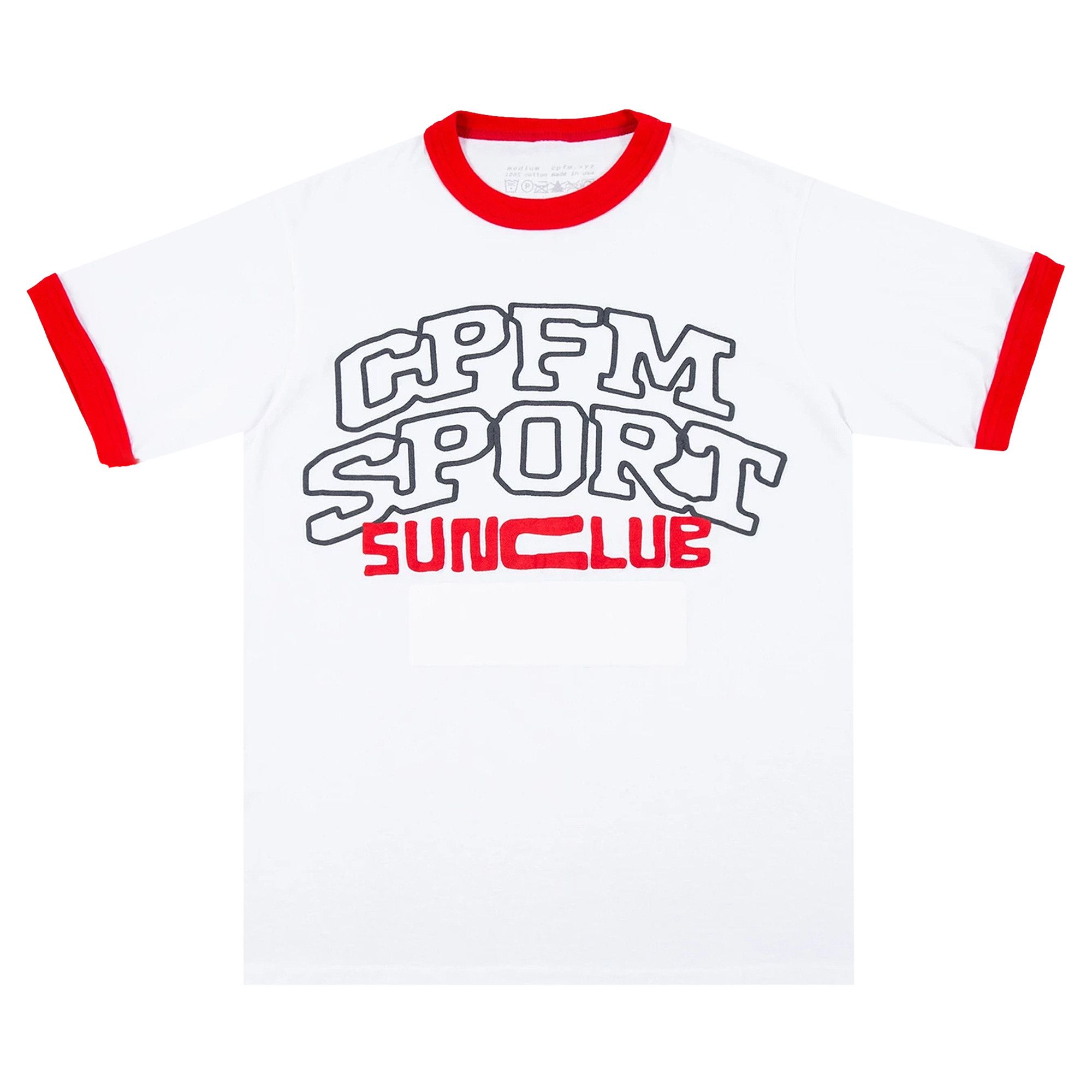 人気話題!CPFM Cactus Plant Flea Market Ringer Tee White Buy Cactus Plant Flea Market Sports Phys Ed Ringer Tee