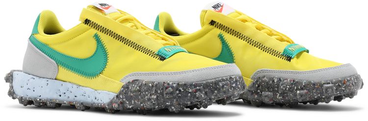Nike Wmns Waffle Racer Crater Yellow Strike Roma Green