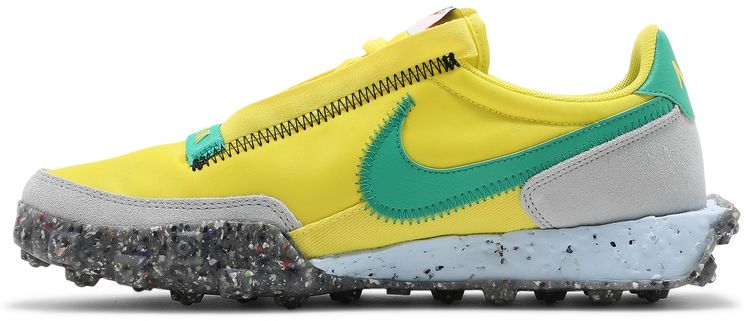 Nike Wmns Waffle Racer Crater Yellow Strike Roma Green