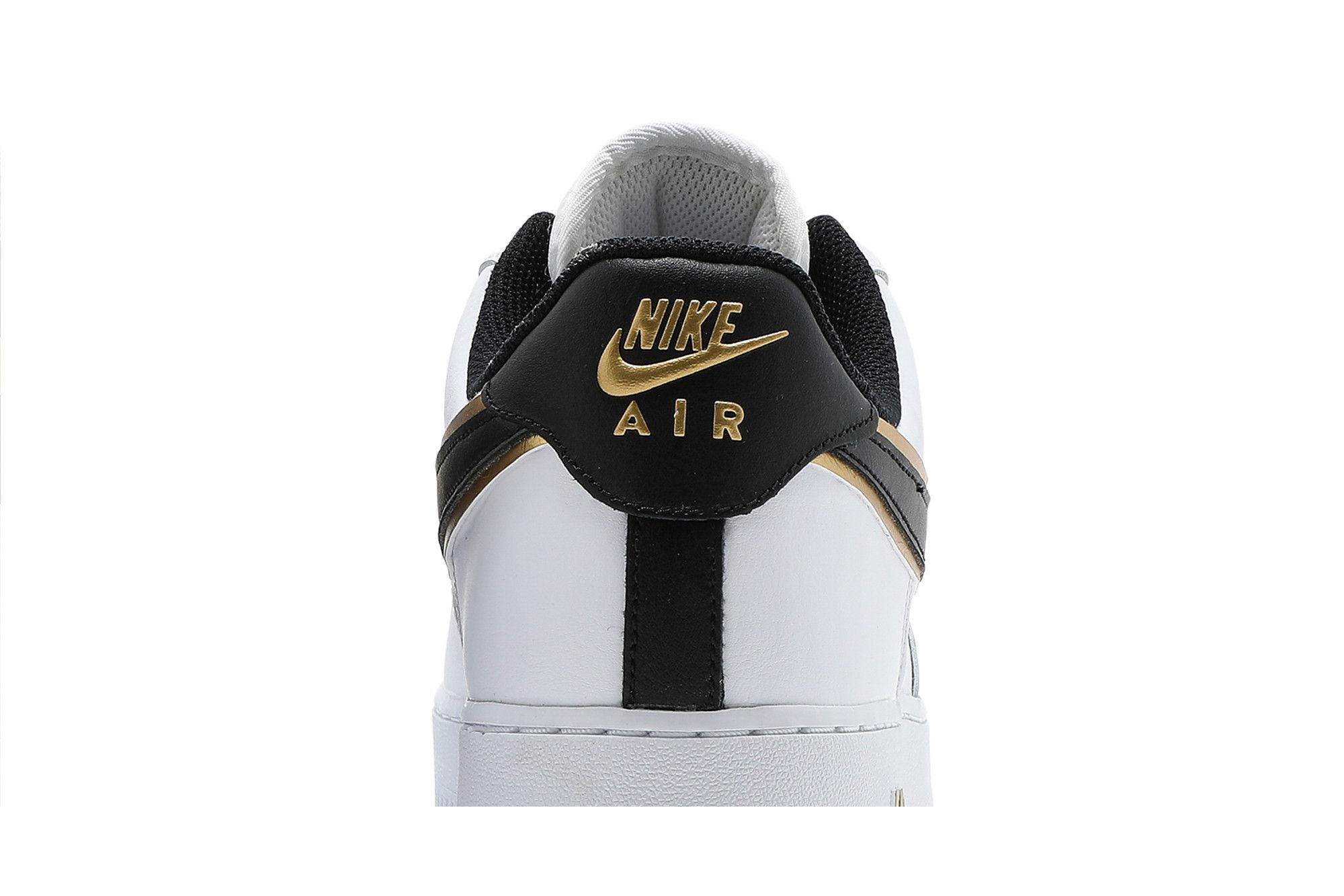 Gold and white nike air force 1 clearance