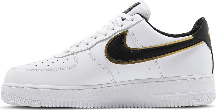 Air Force 1 07 LV8 Metallic Swoosh Pack   White Metallic Gold