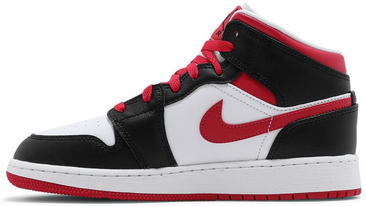 Air Jordan 1 Mid GS White Very Berry