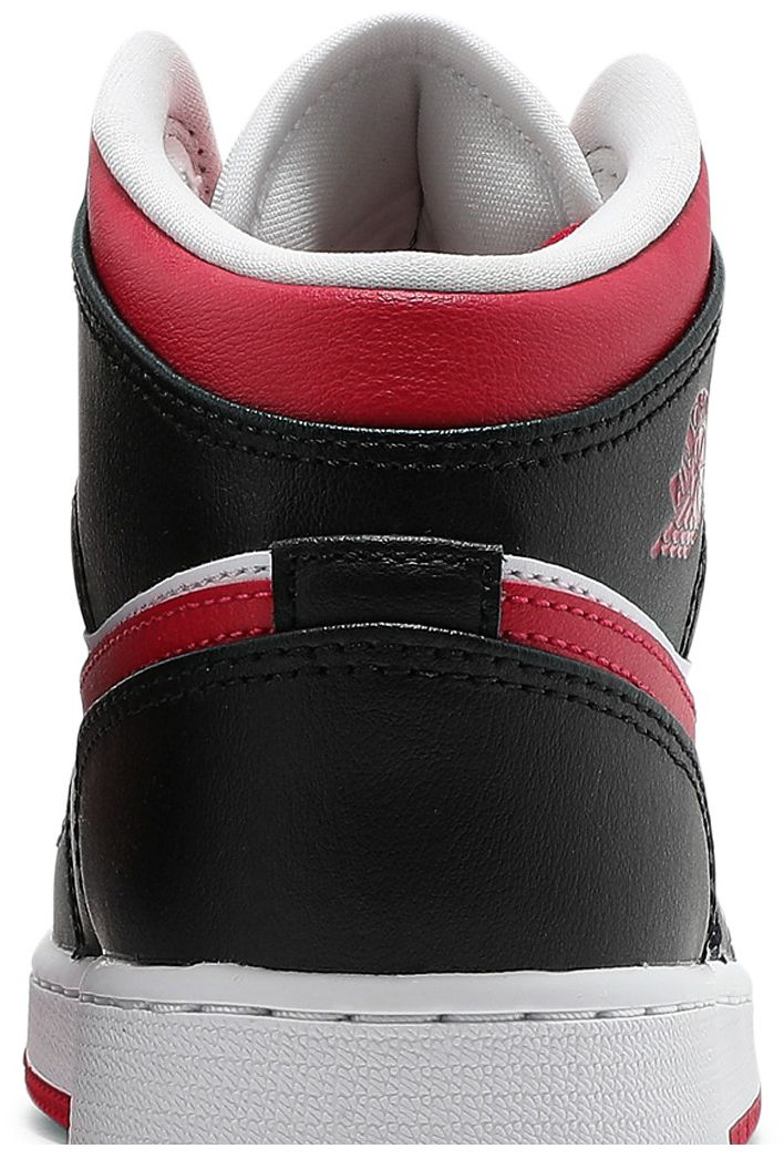 Air Jordan 1 Mid GS White Very Berry