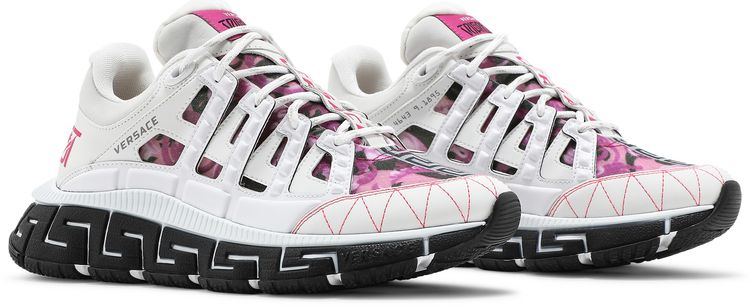 Versace Wmns Trigreca White Pale Pink