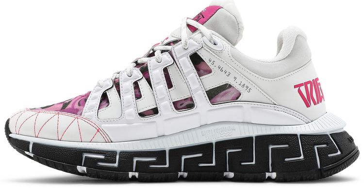 Versace Wmns Trigreca White Pale Pink