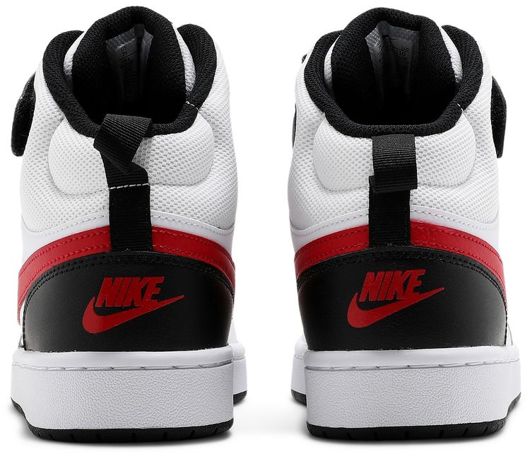 Nike Court Borough Mid 2 GS White University Red
