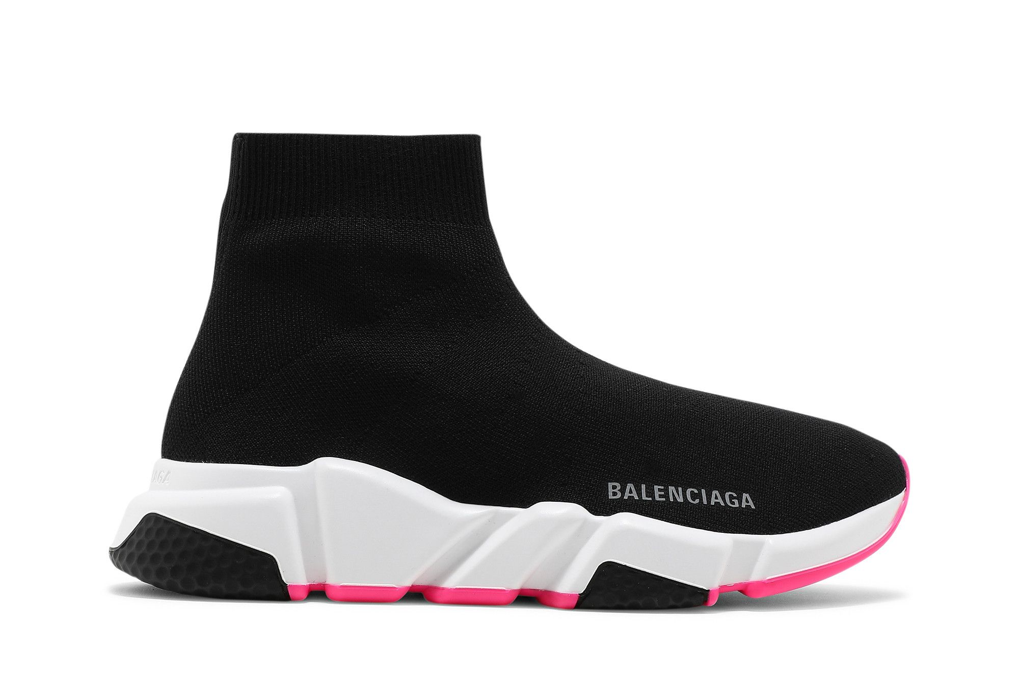 スニーカー BALENCIAGA Women Sneakers 587280 W2DBQ 1015 Black Buy Balenciaga Wmns Speed Sneaker 'Black White' - 587280