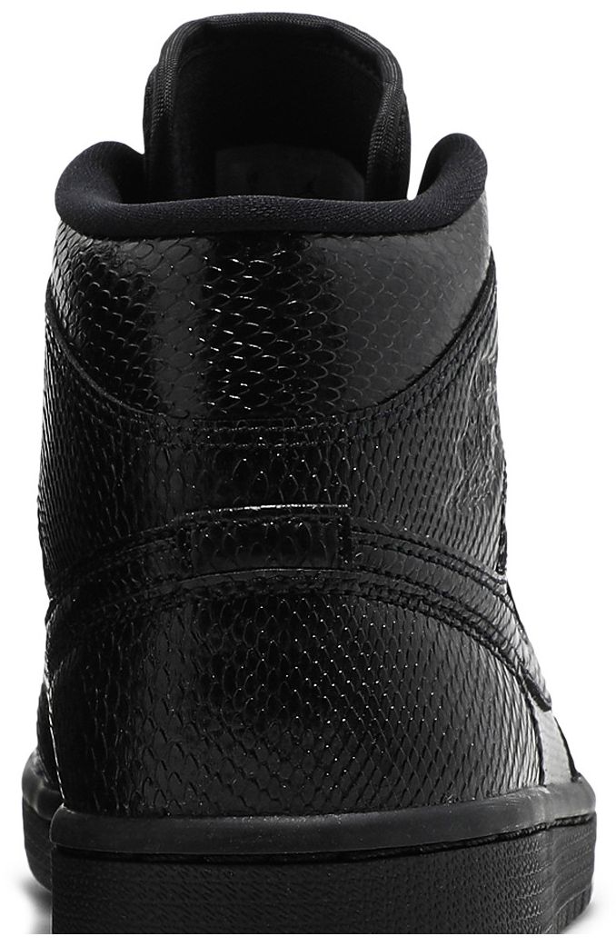 Wmns Air Jordan 1 Mid Black Snakeskin
