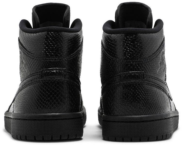 Wmns Air Jordan 1 Mid Black Snakeskin