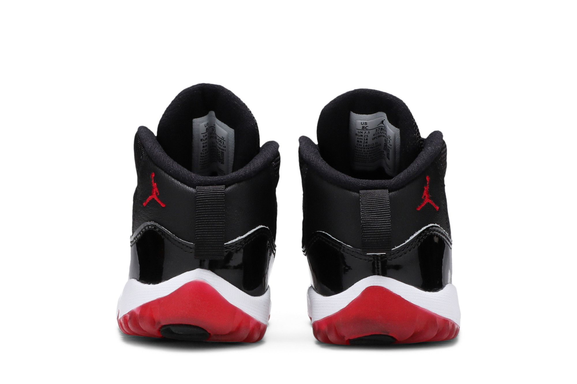 NIKE ジョーダン 11 レトロ Black/Red - 378040 061 Amazon.com | Nike Jordan 11 Retro 'Bred' TD Kids Black/Red