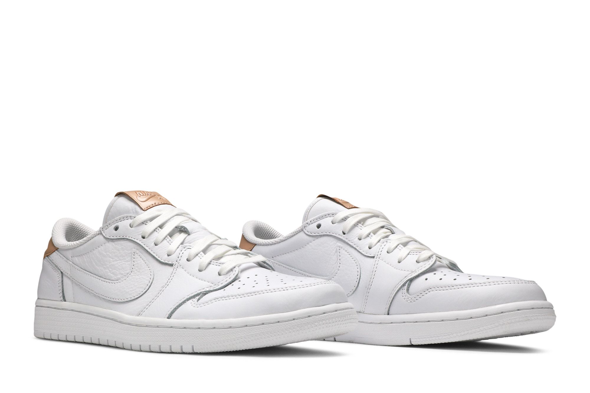 Buy Air Jordan 1 Retro Low OG Premium 'White Tan' - 905136 100 | GOAT