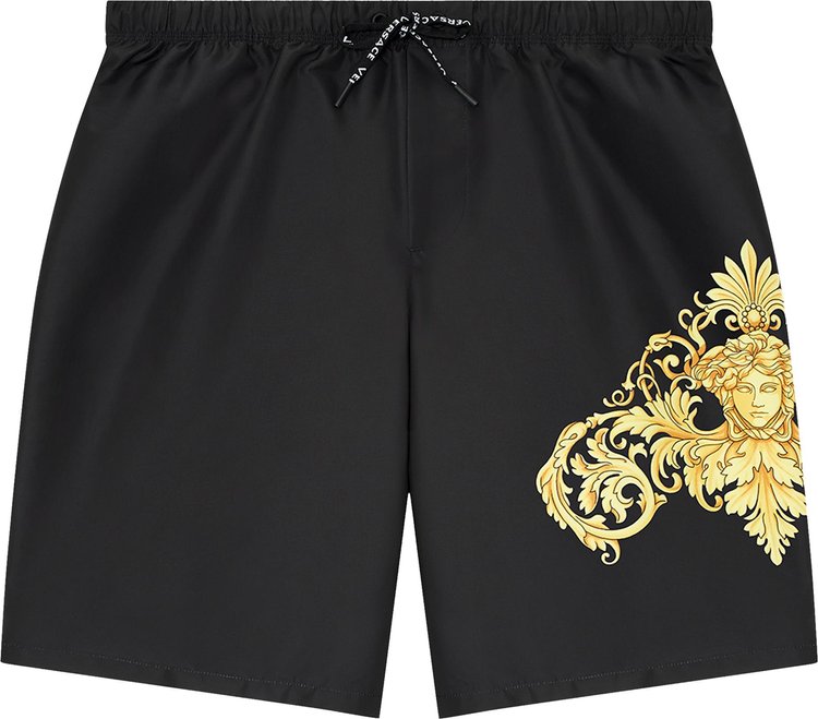 Buy Versace Medusa Motif Swim Shorts 'Black' - 1001598 1A01233 5B000 | GOAT