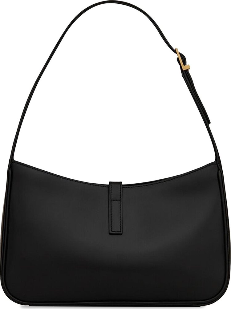 Saint Laurent Le 5 A 7 Hobo Bag In Smooth Leather Nero