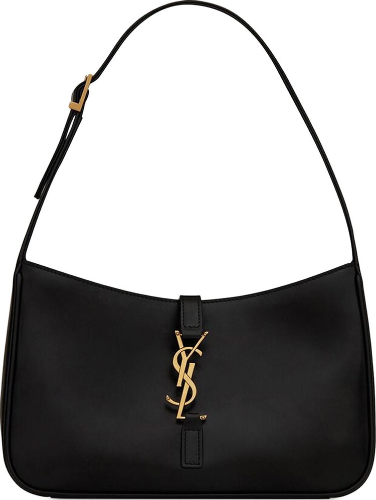 Saint Laurent Le 5 À 7 Hobo Bag In Smooth Leather 'Nero'