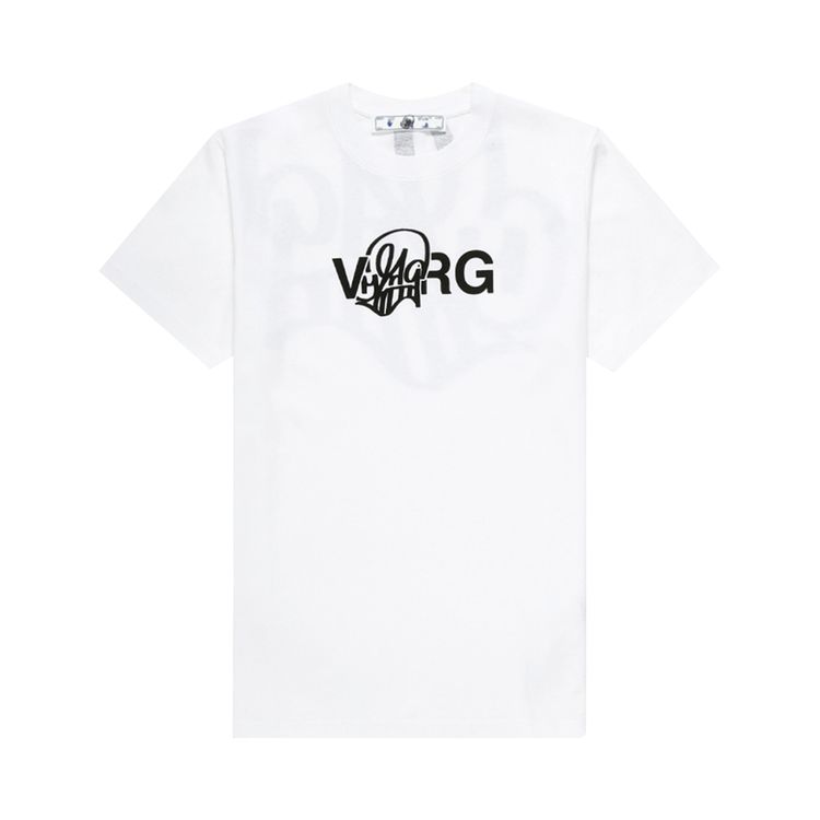 Off White x Katsu Short Sleeve Slim Tee WhiteBlack