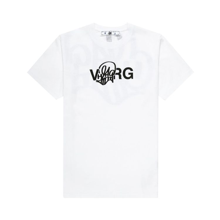 Off White x Katsu Short Sleeve Slim Tee WhiteBlack