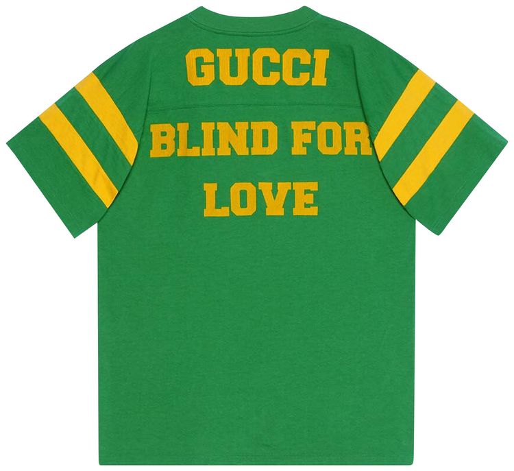 Gucci 25 Gucci Eschatology Blind For Love 1921 T Shirt Green