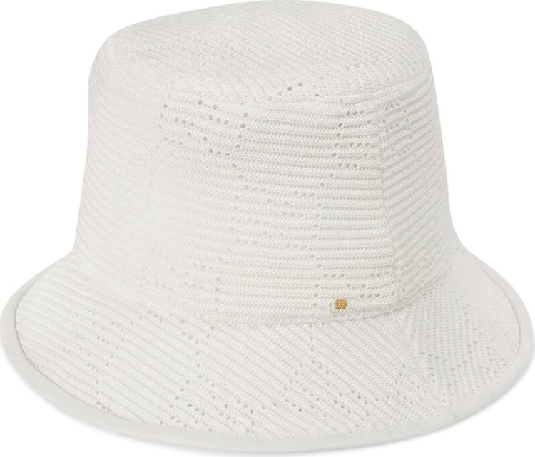 Gucci GG Cable Knit Fedora 'Ivory'
