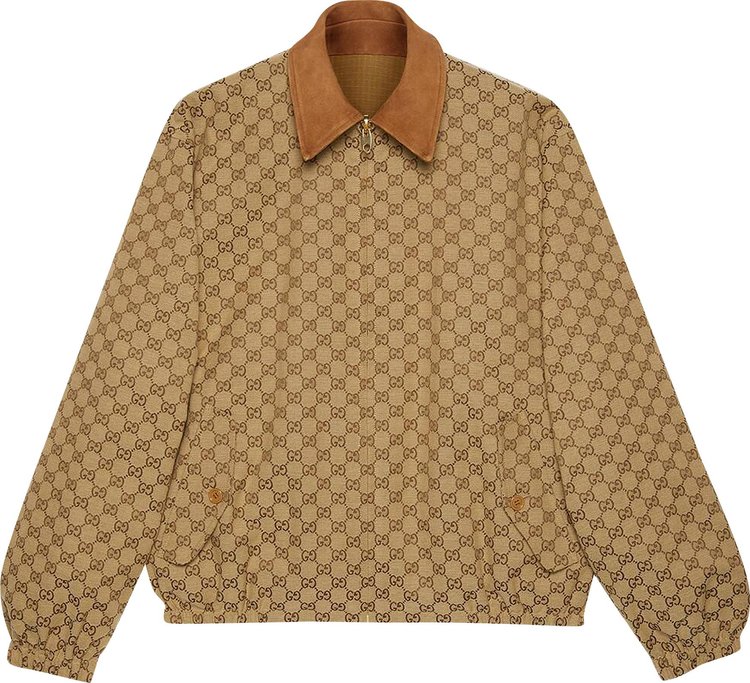 Gucci Reversible GG Jacket Light Brown