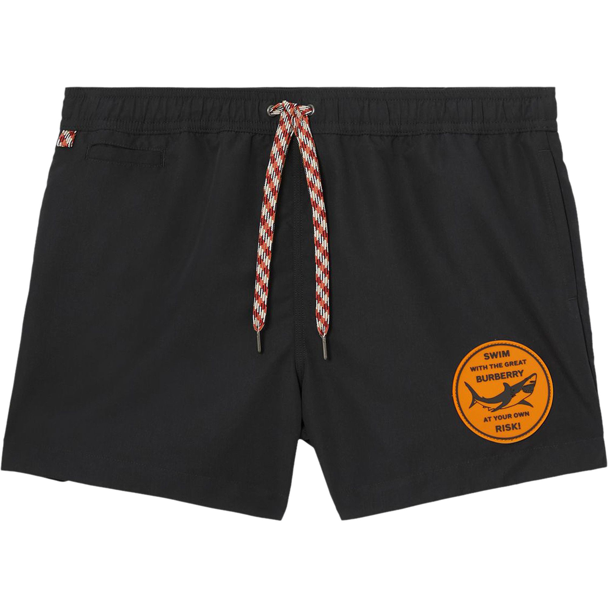 Buy Burberry Shark Graphic Drawcord Swim Shorts Black 8040738 GOAT CA