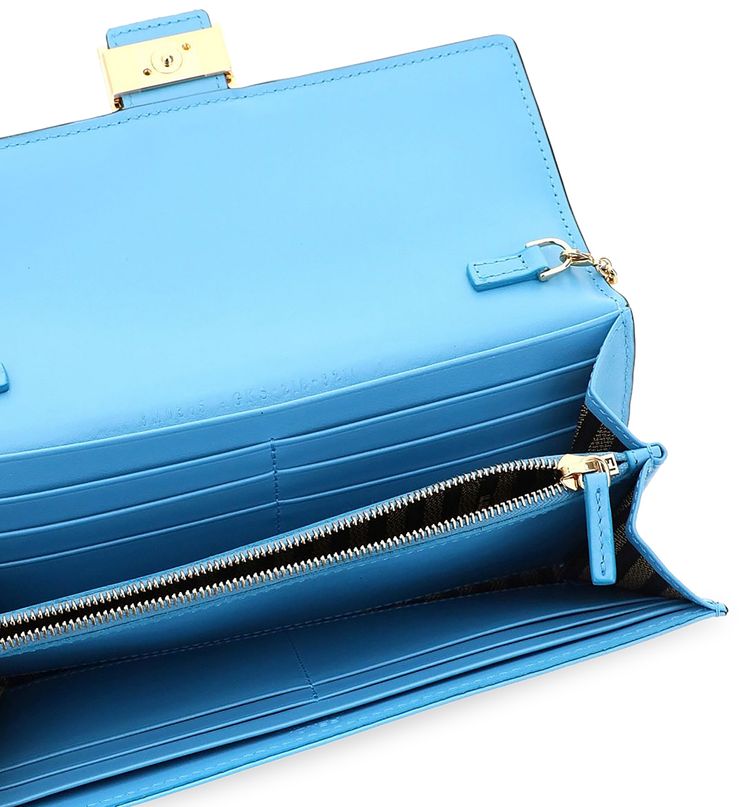 Fendi x Sarah Coleman Wallet On Chain Cyber Blue