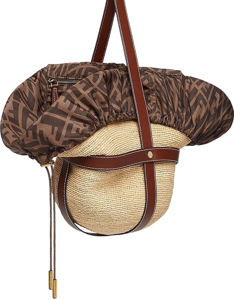 Fendi x Sarah Coleman Baseball Cap Tobacco