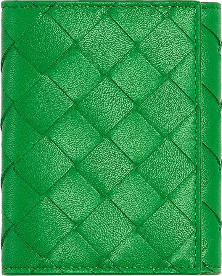 Bottega Veneta Bi Fold Card Case ParakeetGold