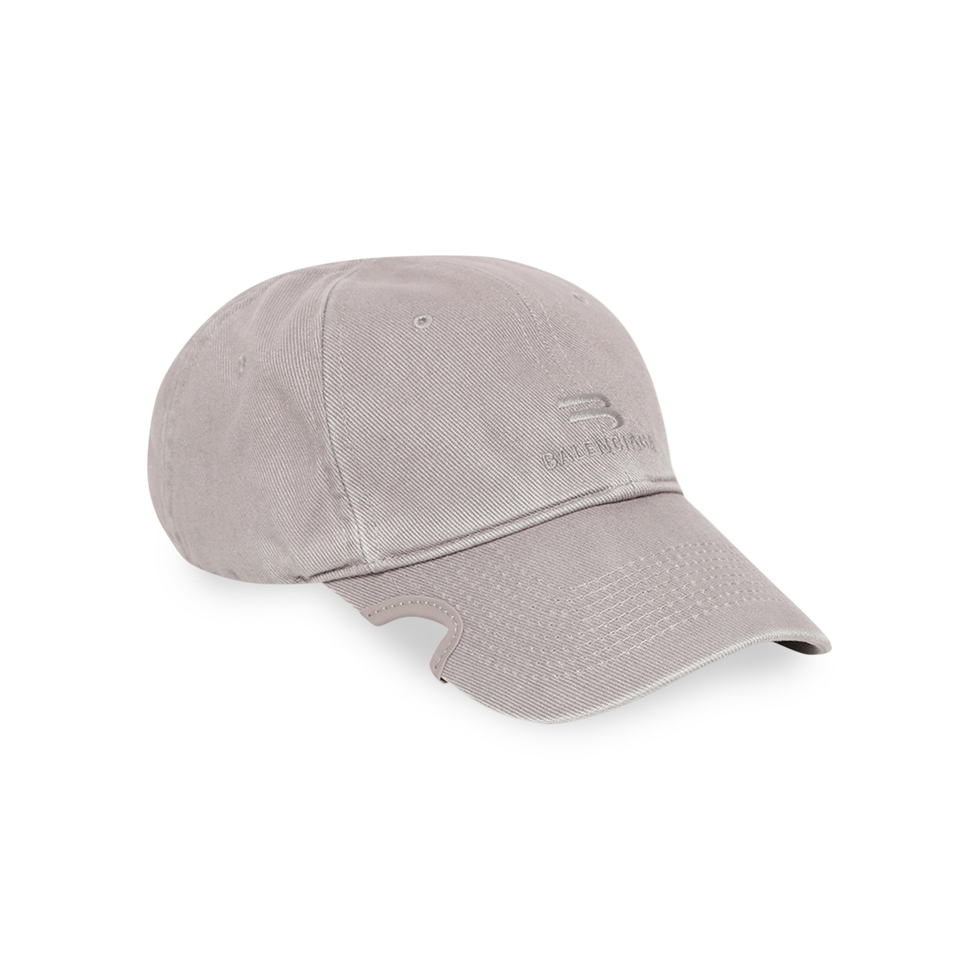 Balenciaga Notched Visor Cap 'Steel Grey' | GOAT