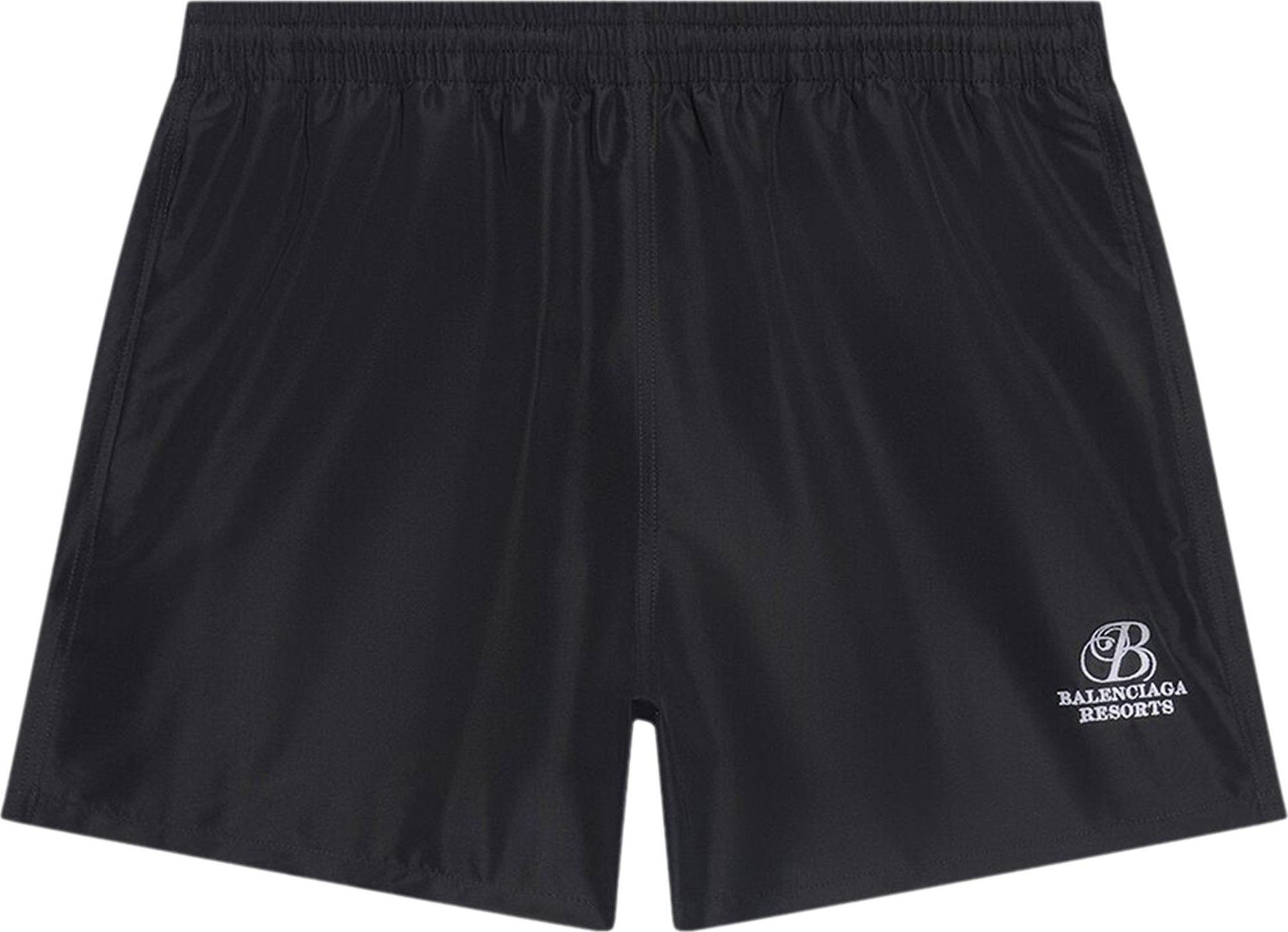 Buy Balenciaga Swim Shorts 'Black' - 657033 4A8B6 1000 | GOAT