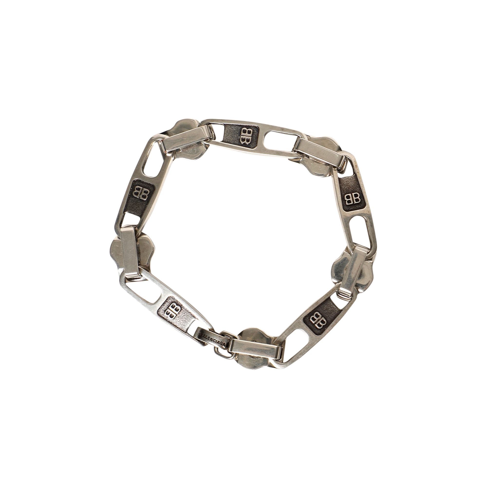 Buy Balenciaga Zip Bracelet 'Antique Silver' - 656685 TZRLI