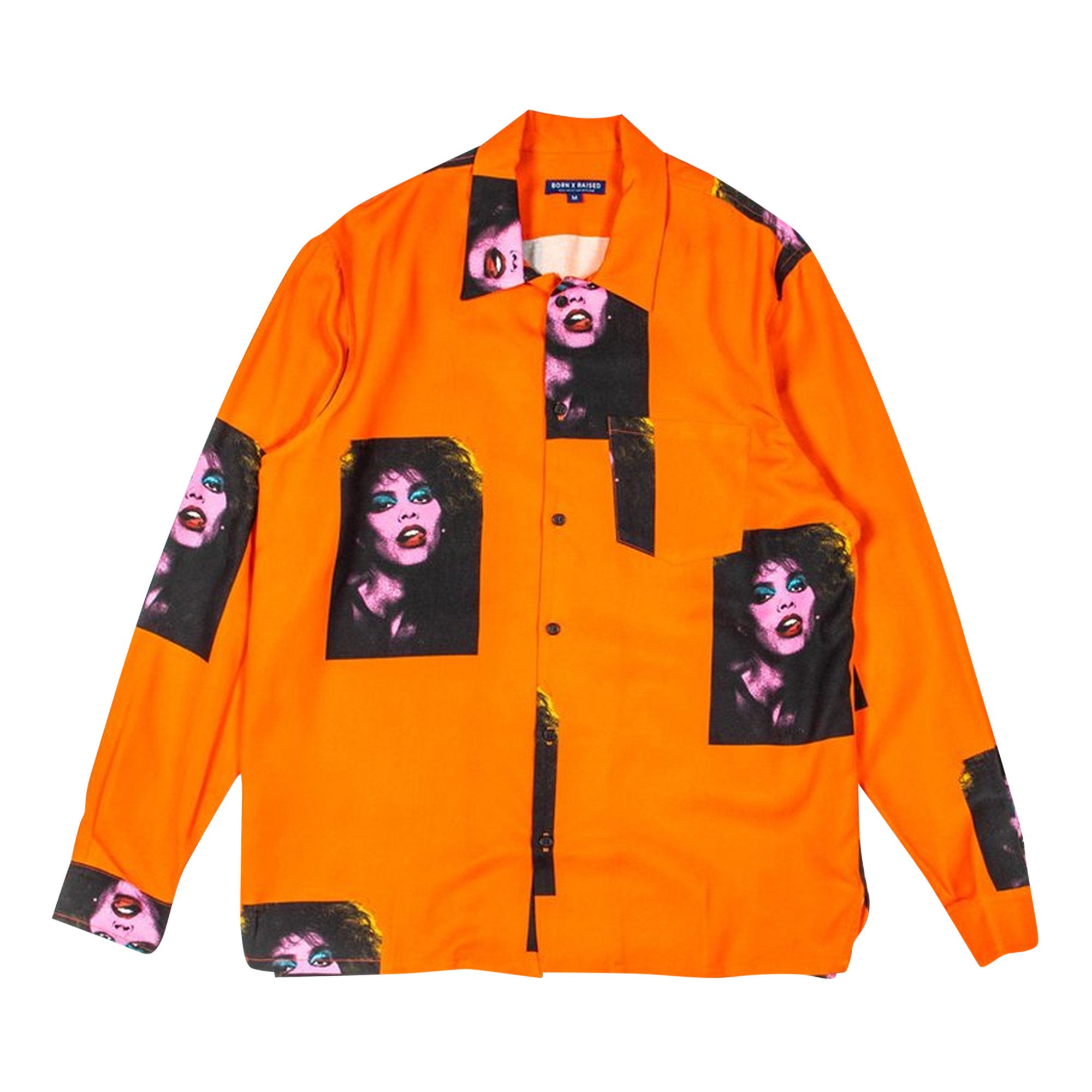 Buy Born x Raised Disco Button Up 'Orange' - B4024DISCOORAN | GOAT