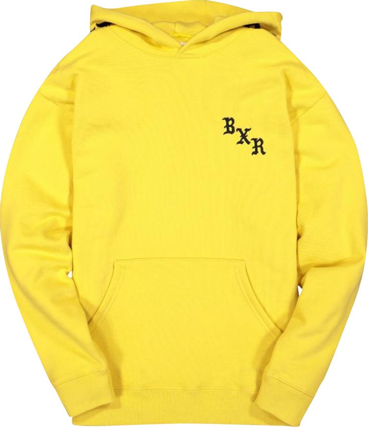 Born x Raised Embroidered Logo Relaxed-Fit Hoodie 'Yellow'