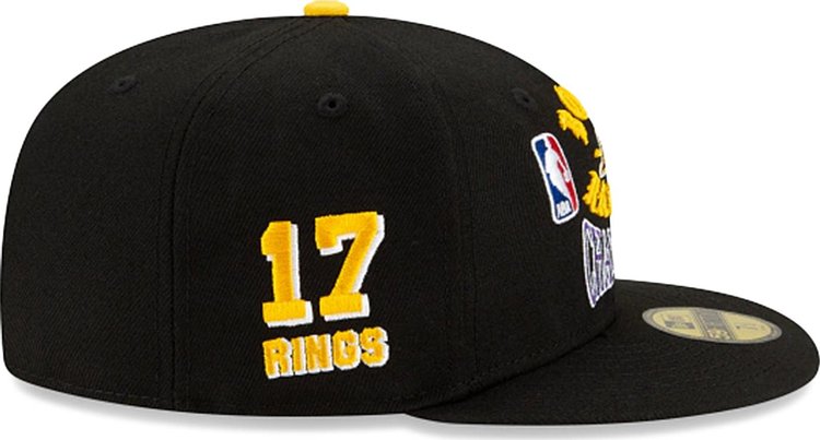 Born x Raised Los Angeles Lakers Championship 59Fifty Fitted Black