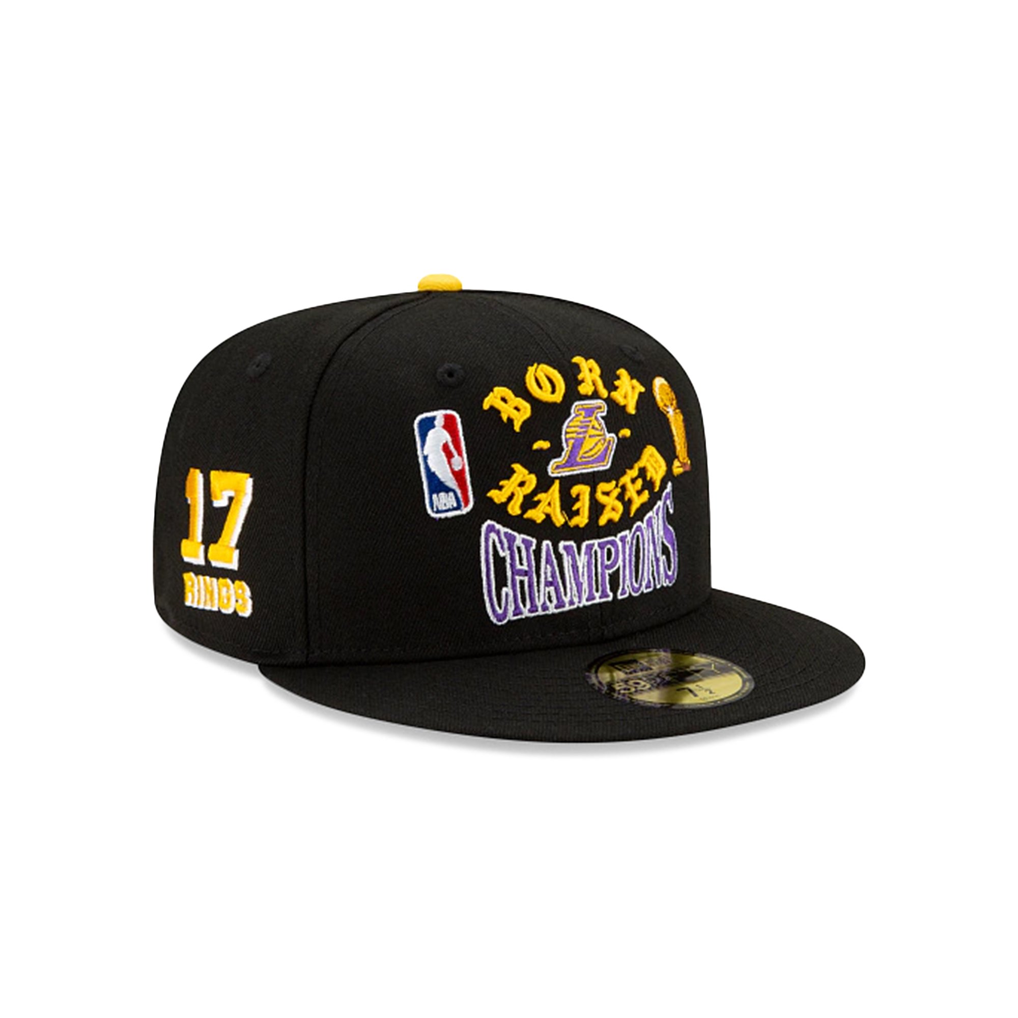 BORN-X-RAISED LOS ANGELES LAKERS YELLOW HOODIE Back - Tipatee