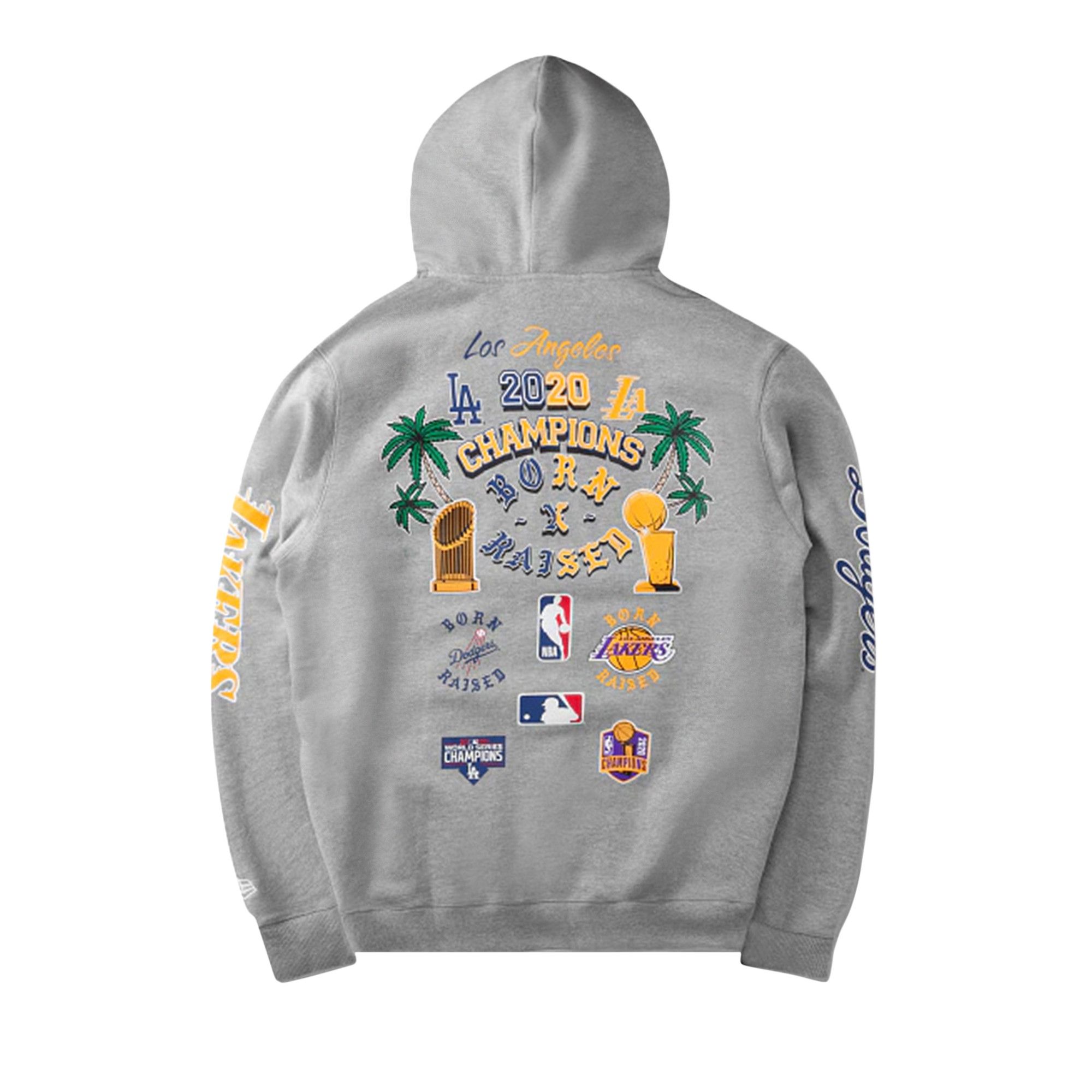 Buy Born x Raised Los Angeles Champions Hoodie 'Grey Buy Born x Raised Los Angeles Champions Hoodie 'Grey