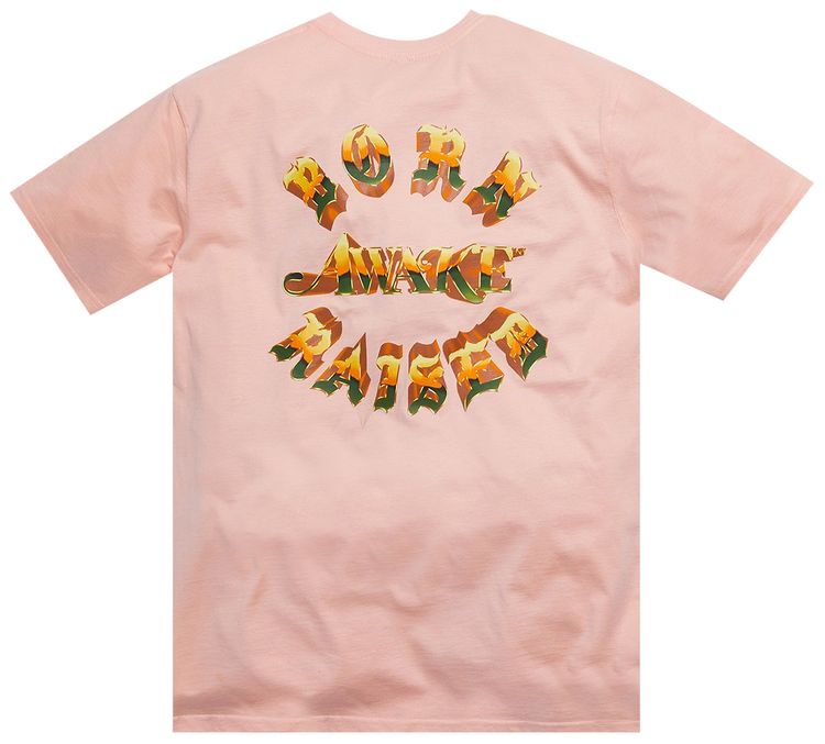 Born x Raised x Awake Chrome Rocker Tee Pink