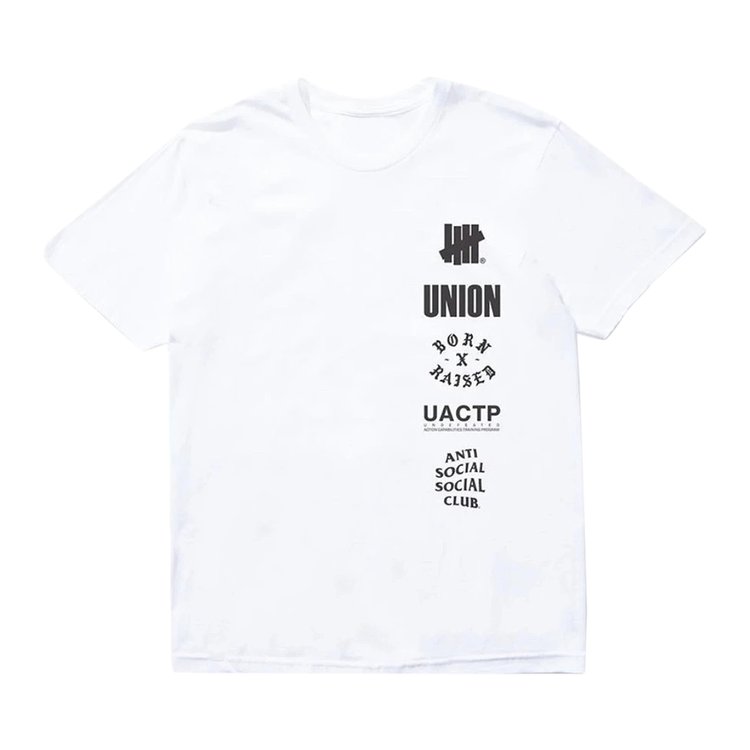 Born x Raised Undefeated x UACTP x Union x Anti Social Social Club Toy Drive Tee 'White'