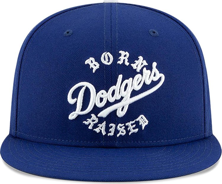 Born x Raised Los Angeles Dodgers Script 59Fifty Fitted Blue